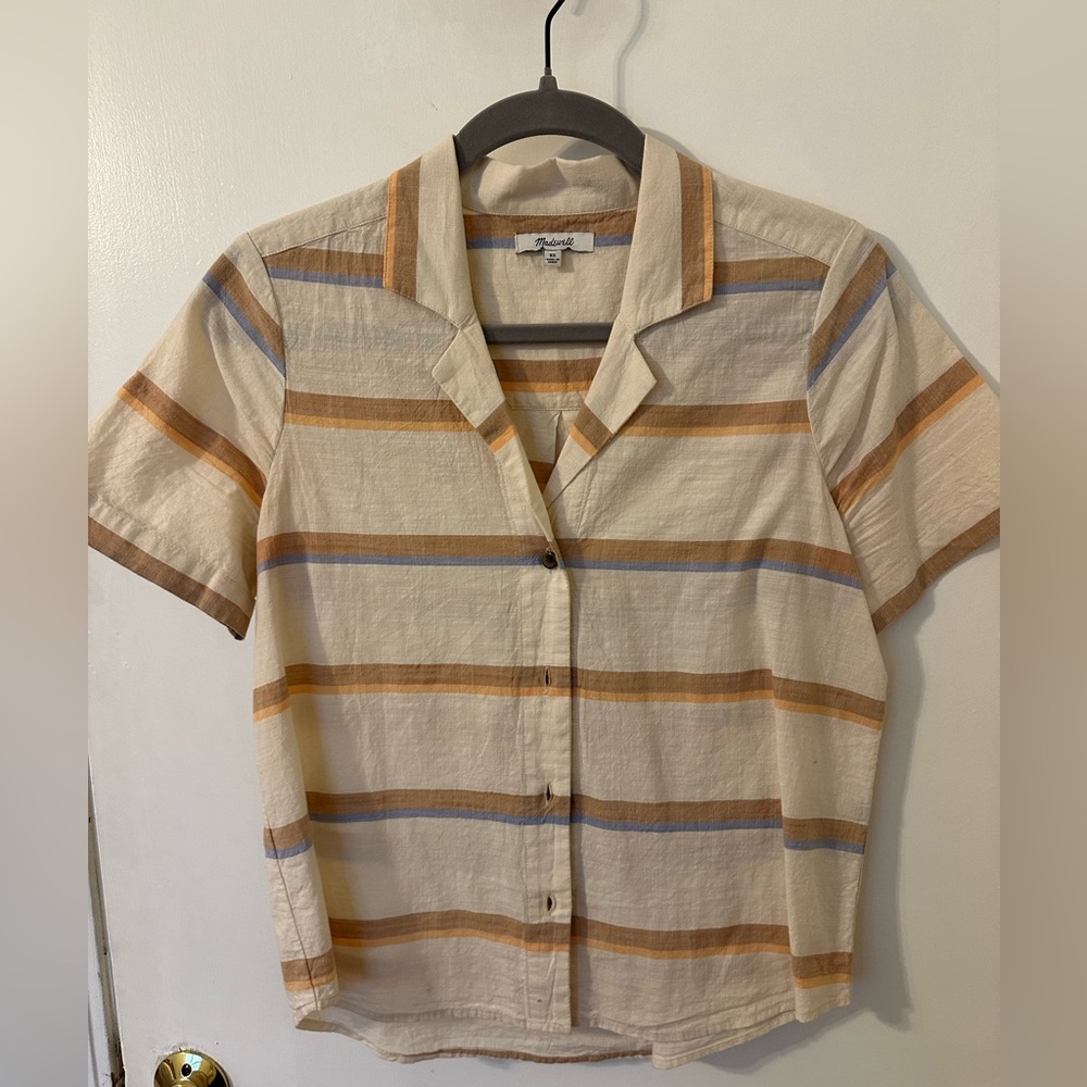 Madewell button up top size xs